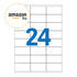 Amazon FBA 24 Up Labels - 70mm x 36mm