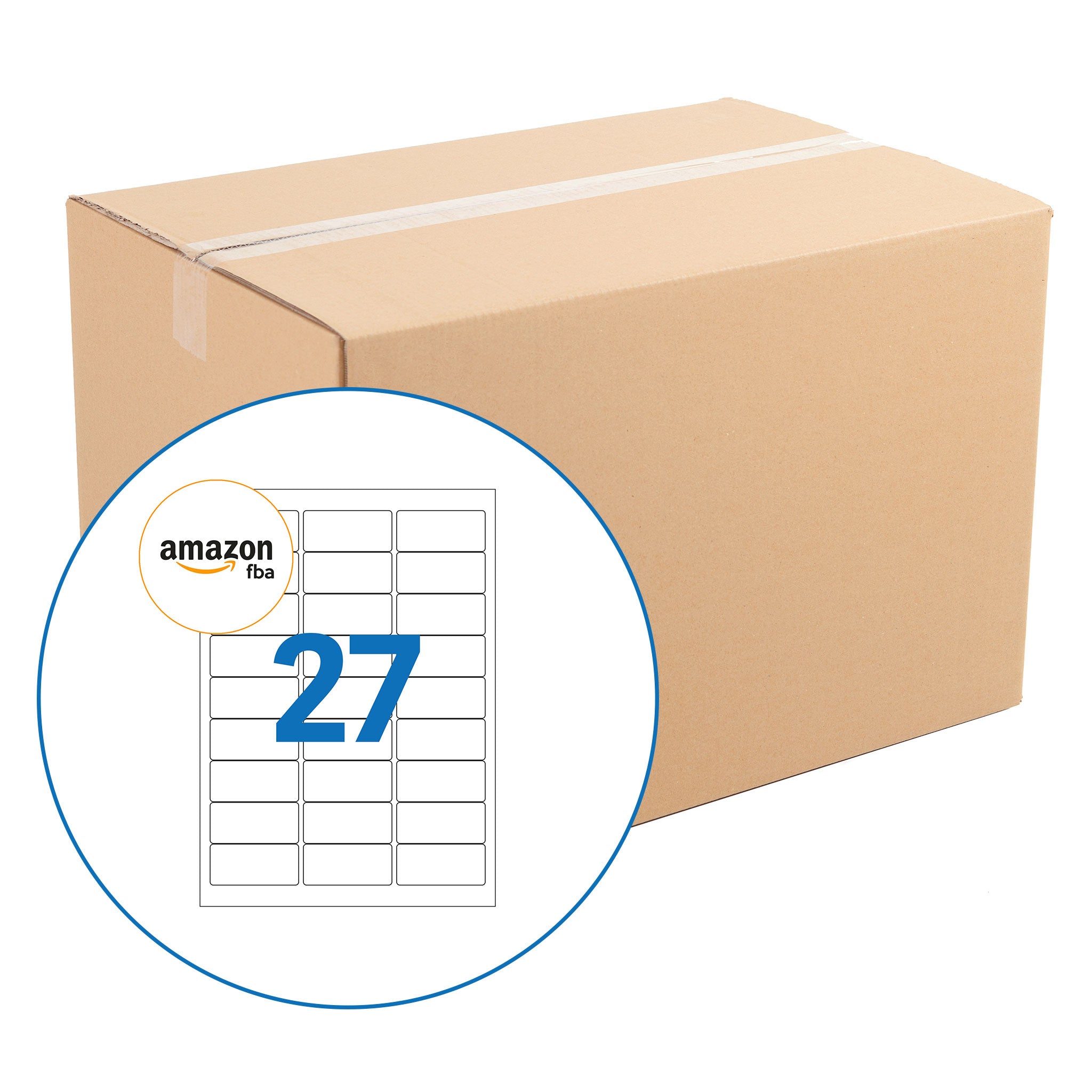 Amazon FBA 27 Up Labels - 63.5mm x 29.6mm