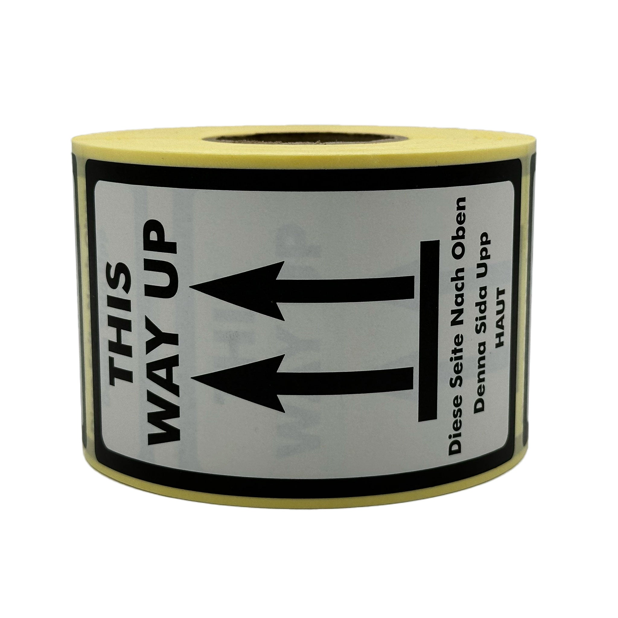 PL05 - This Way Up Packaging Labels 120mm x 70mm