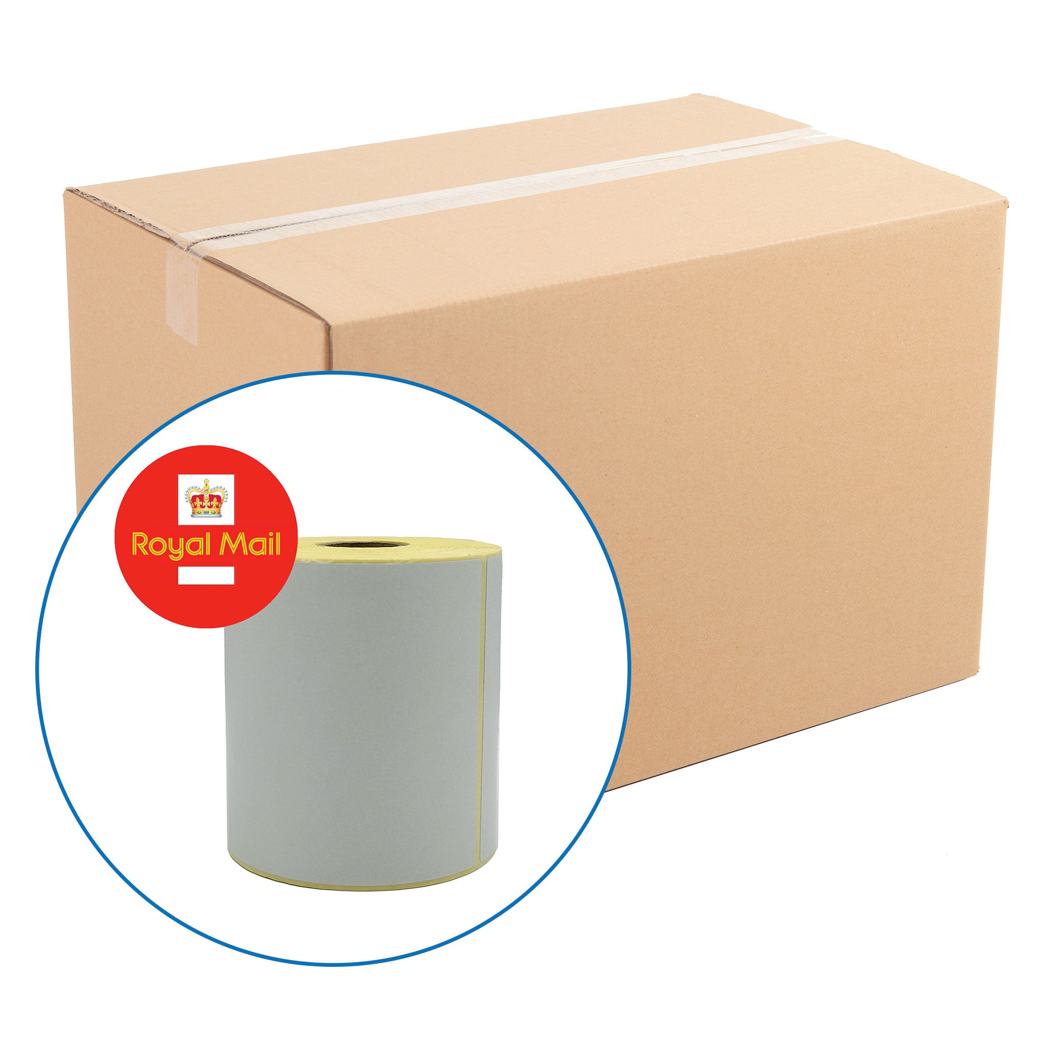 Royal Mail 4" x 6" Zebra Compatible Shipping Labels. 102 x 152mm - 300 per roll