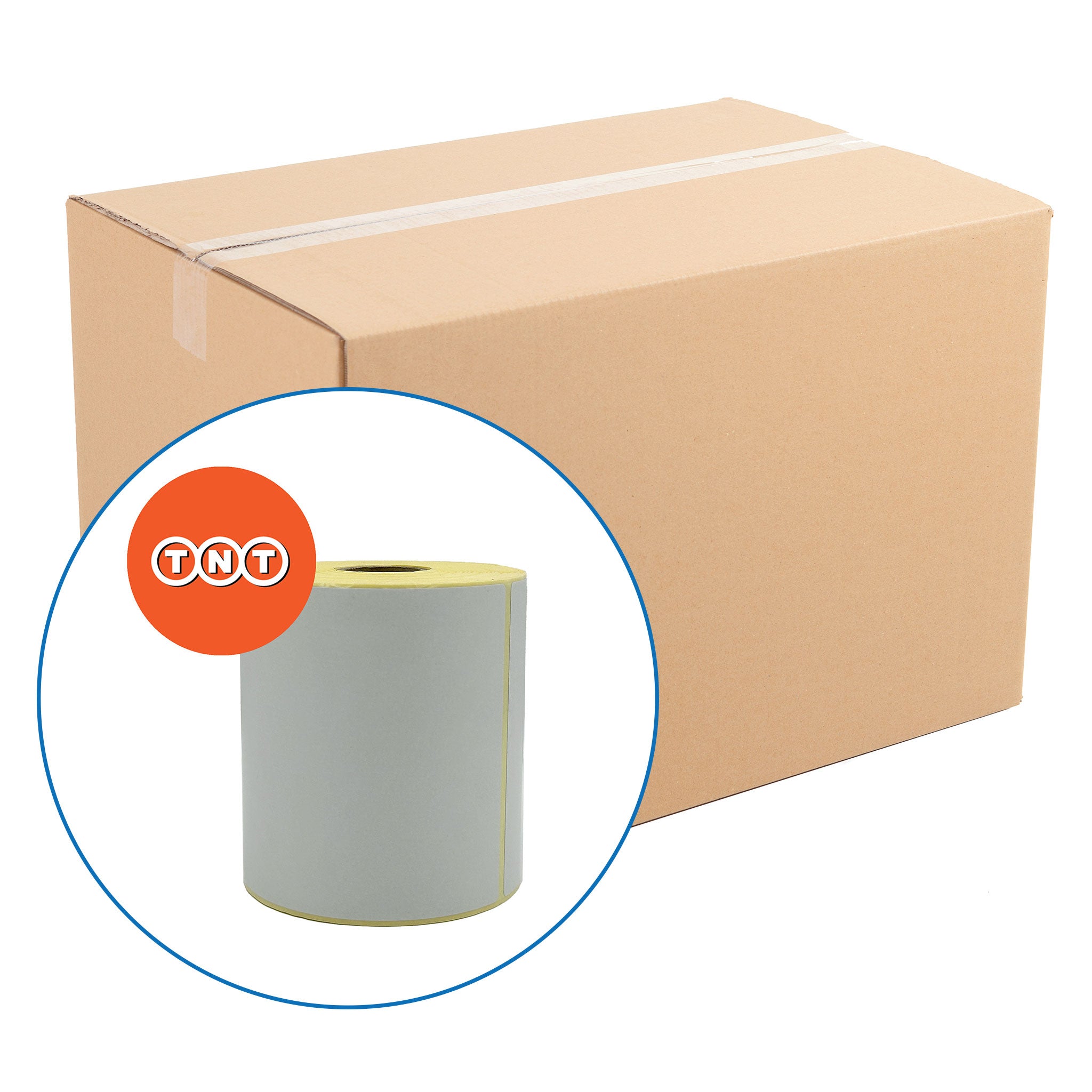 TNT 4" x 6" Zebra Compatible Shipping Labels. 102 x 152mm - 300 per roll