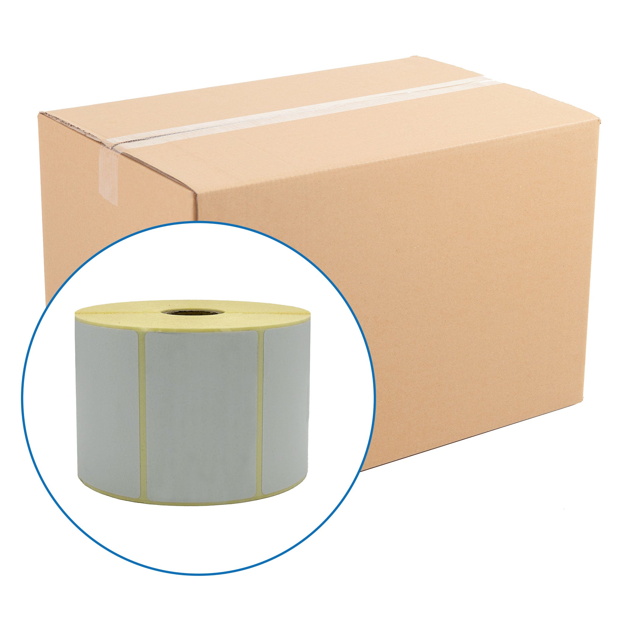 3" x 2" Zebra 800283-205 Compatible Labels. 76 x 51mm - 1370 per roll